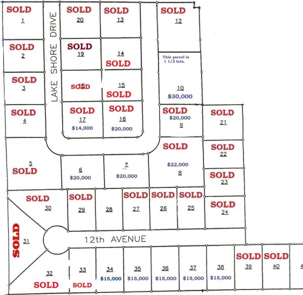 Prairie Winds Estates Map